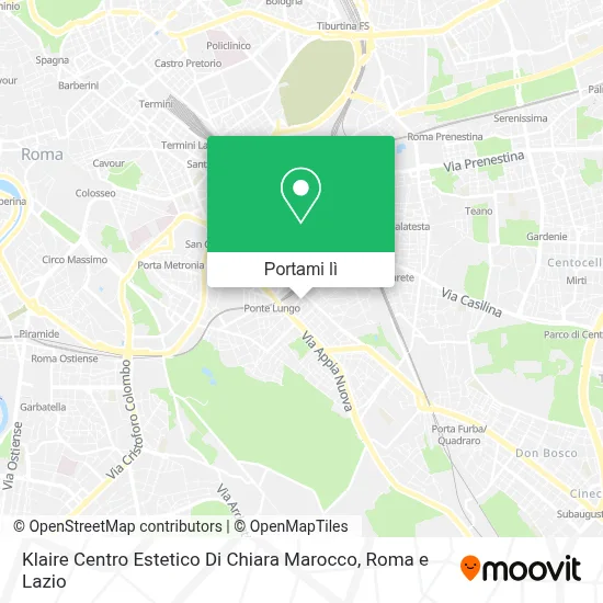 Mappa Klaire Centro Estetico Di Chiara Marocco