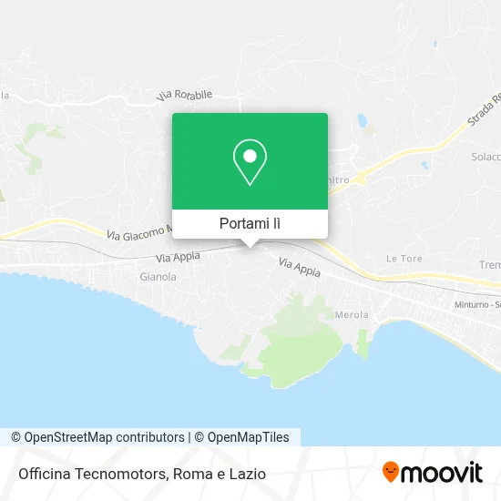 Mappa Officina Tecnomotors