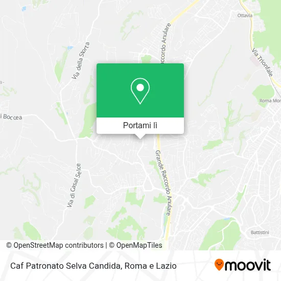 Mappa Caf Patronato Selva Candida