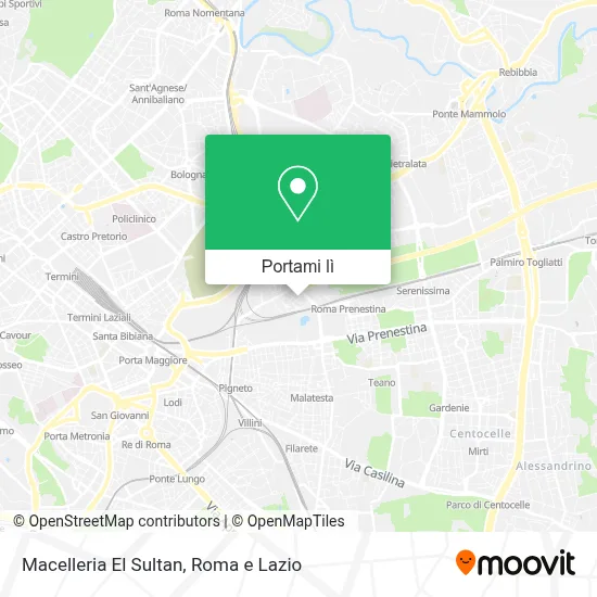 Mappa Macelleria El Sultan