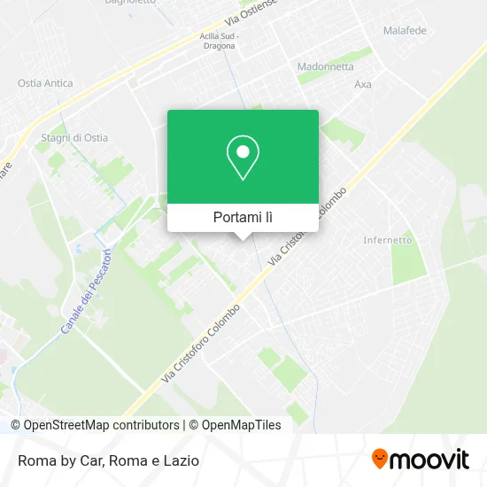 Mappa Roma by Car