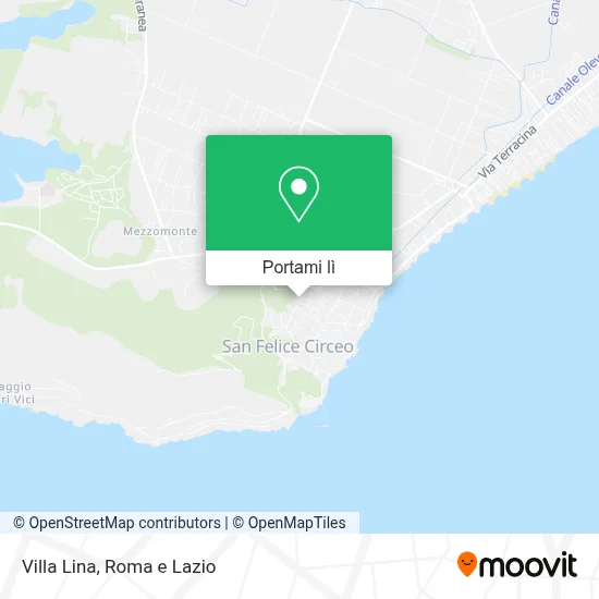 Mappa Villa Lina