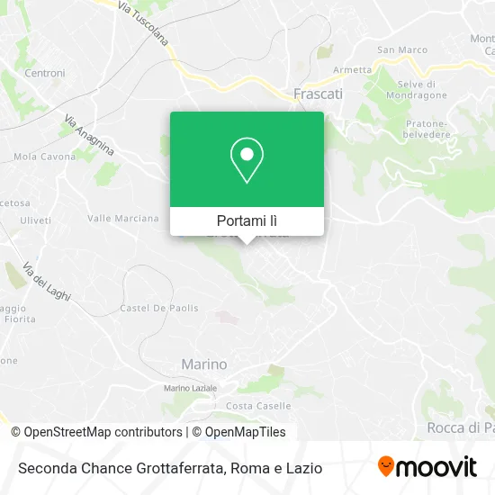 Mappa Seconda Chance Grottaferrata