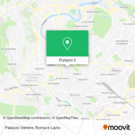 Mappa Palazzo Venere