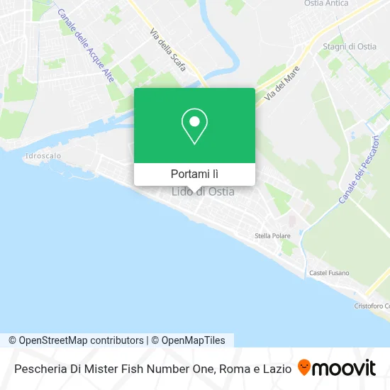 Mappa Pescheria Di Mister Fish Number One