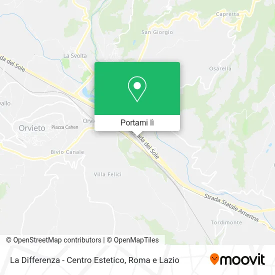 Mappa La Differenza - Centro Estetico