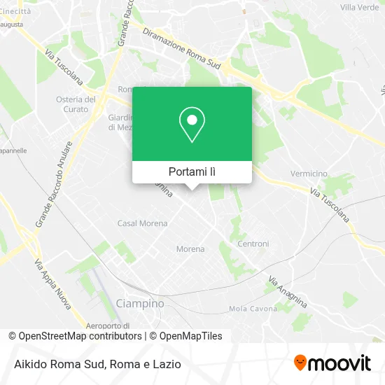 Mappa Aikido Roma Sud