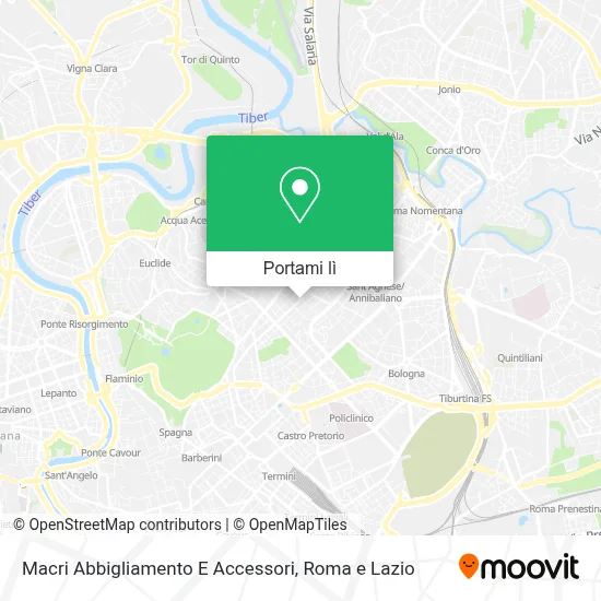Mappa Macri Abbigliamento E Accessori