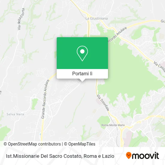 Mappa Ist.Missionarie Del Sacro Costato