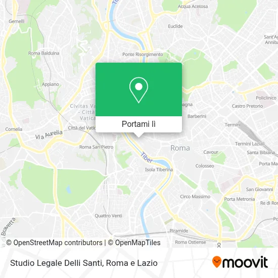 Mappa Studio Legale Delli Santi