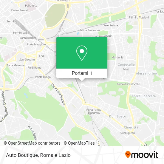 Mappa Auto Boutique