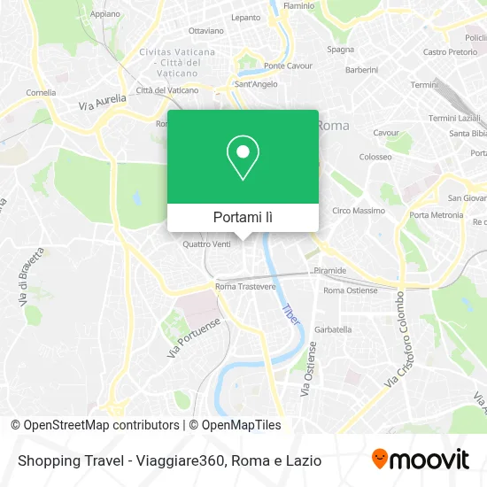 Mappa Shopping Travel - Viaggiare360