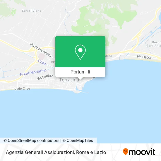 Mappa Agenzia Generali Assicurazioni
