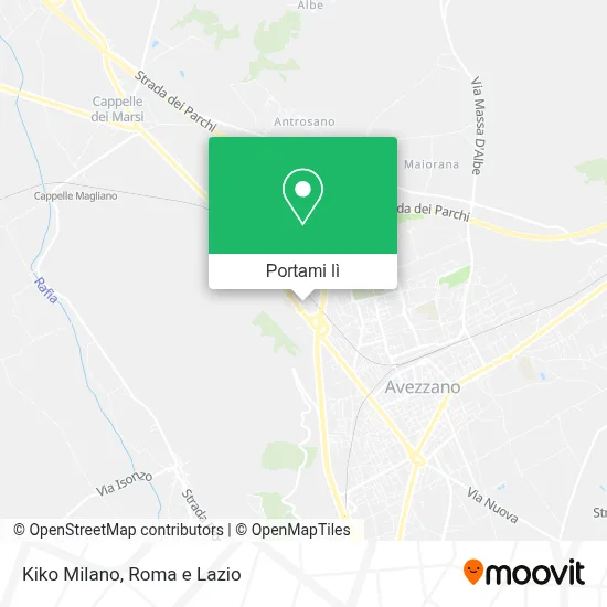Mappa Kiko Milano