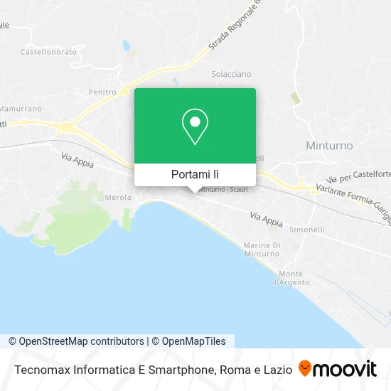 Mappa Tecnomax Informatica E Smartphone