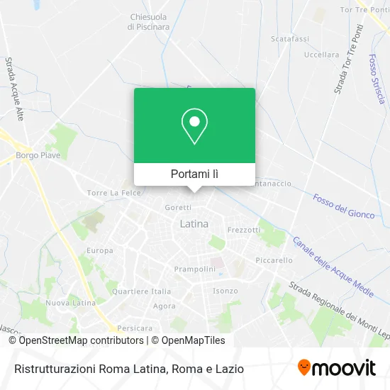 Mappa Ristrutturazioni Roma Latina