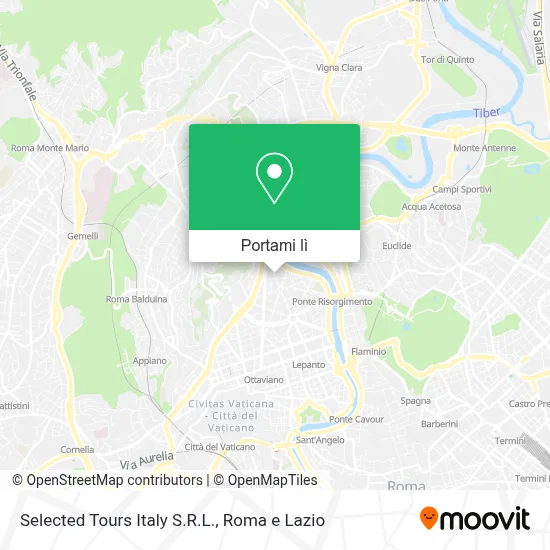 Mappa Selected Tours Italy S.R.L.