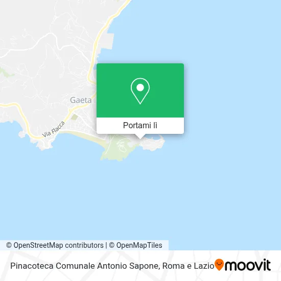 Mappa Pinacoteca Comunale Antonio Sapone