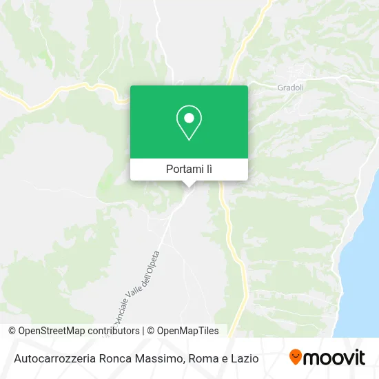 Mappa Autocarrozzeria Ronca Massimo