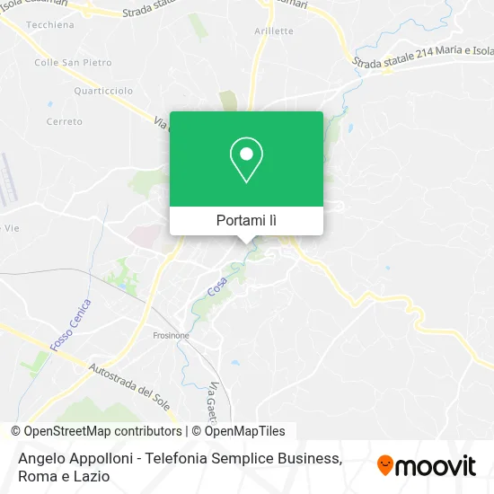 Mappa Angelo Appolloni - Telefonia Semplice Business