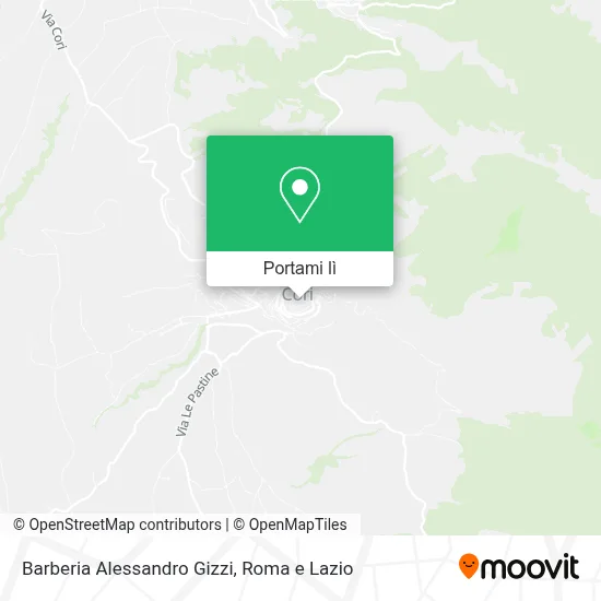 Mappa Barberia Alessandro Gizzi