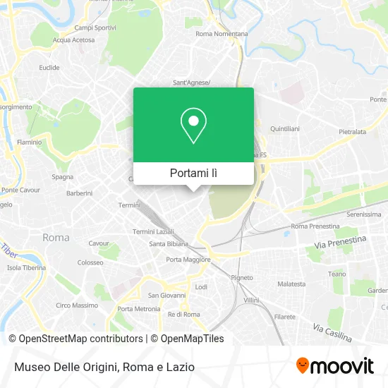 Mappa Museo Delle Origini