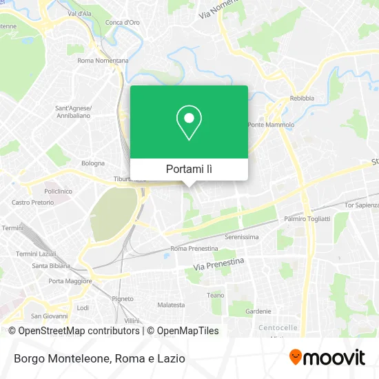 Mappa Borgo Monteleone