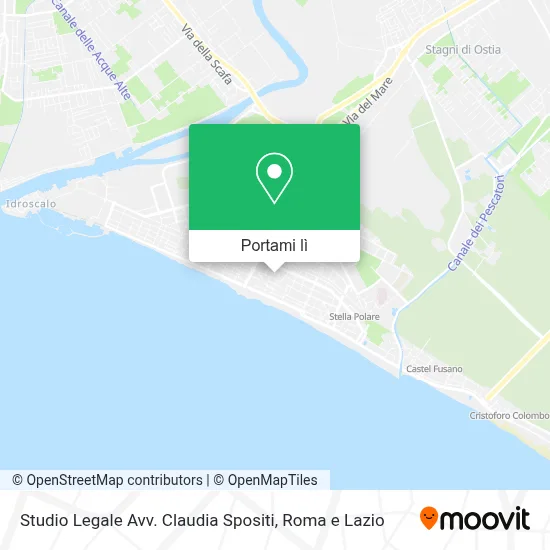 Mappa Studio Legale Avv. Claudia Spositi