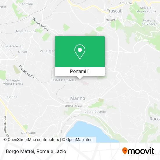 Mappa Borgo Mattei