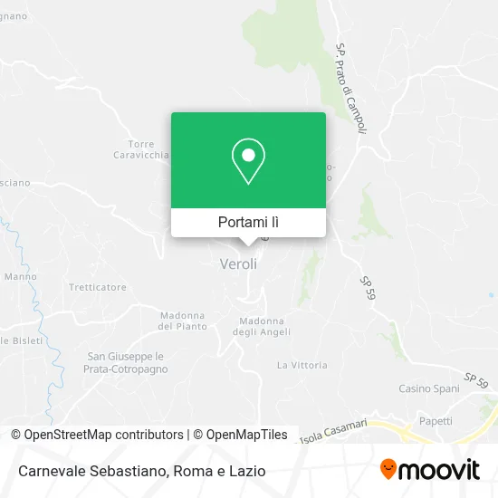 Mappa Carnevale Sebastiano