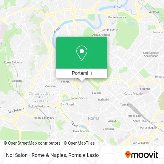 Mappa Noi Salon - Rome & Naples