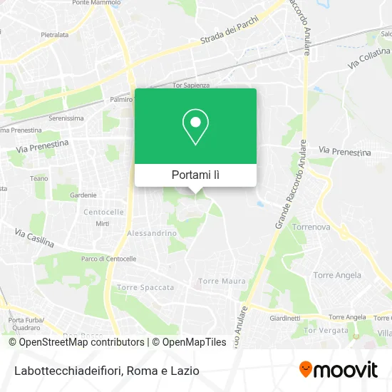 Mappa Labottecchiadeifiori