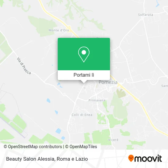 Mappa Beauty Salon Alessia