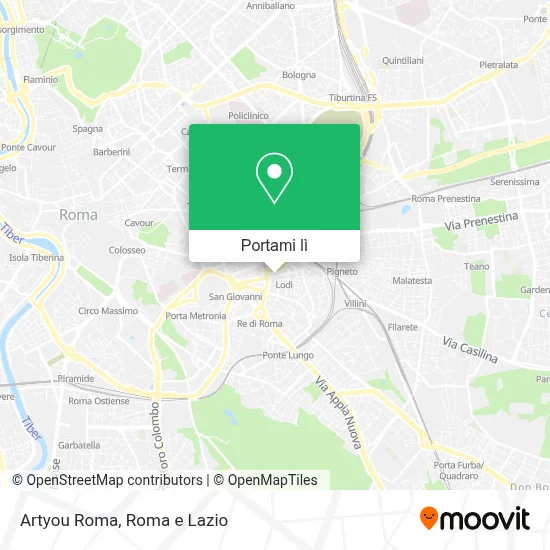 Mappa Artyou Roma