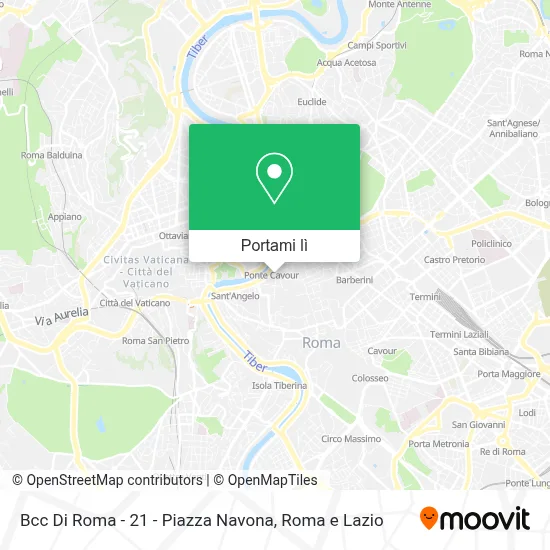 Mappa Bcc Di Roma - 21 - Piazza Navona