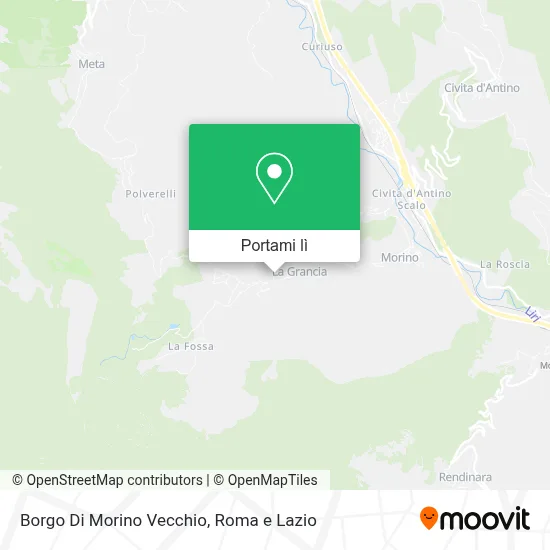 Mappa Borgo Di Morino Vecchio