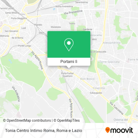 Mappa Tonia Centro Intimo Roma