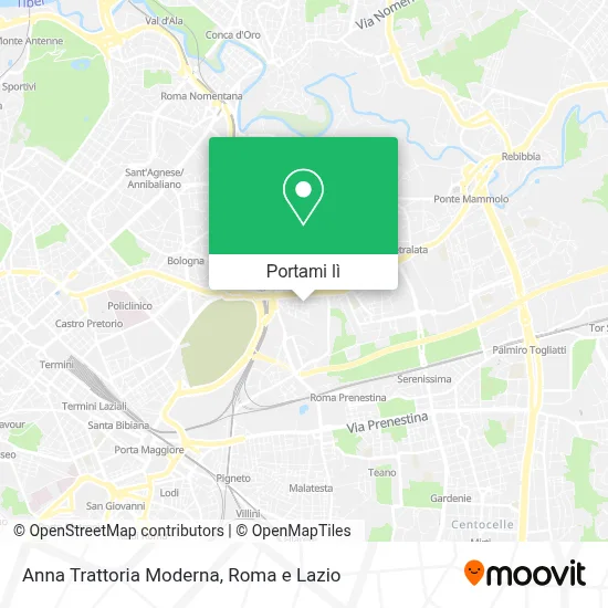 Mappa Anna Trattoria Moderna