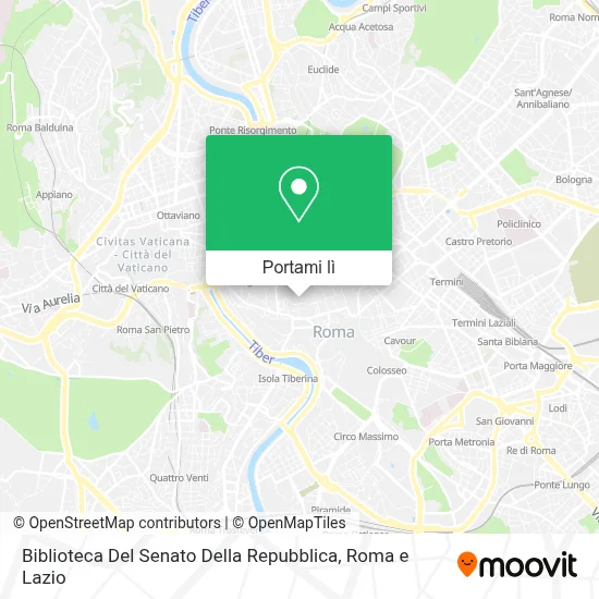 Mappa Biblioteca Del Senato Della Repubblica