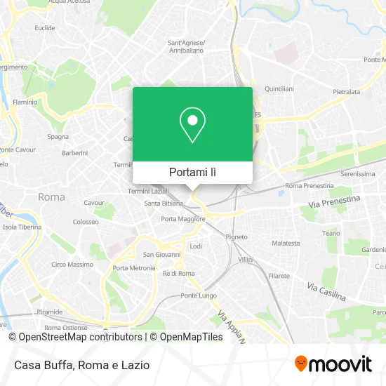 Mappa Casa Buffa