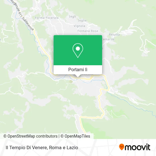 Mappa Il Tempio Di Venere