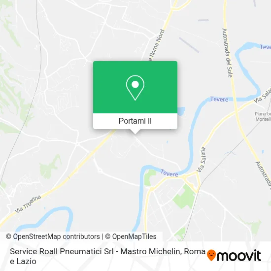 Mappa Service Roall Pneumatici Srl - Mastro Michelin