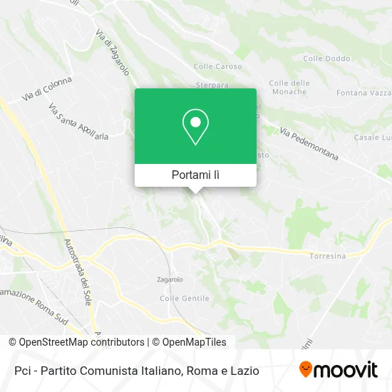Mappa Pci - Partito Comunista Italiano