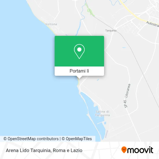 Mappa Arena Lido Tarquinia