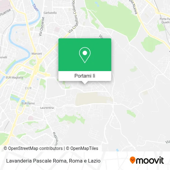 Mappa Lavanderia Pascale Roma