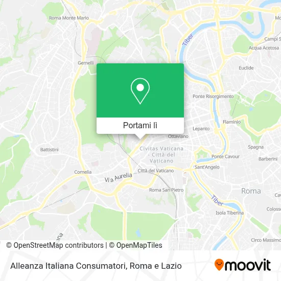 Mappa Alleanza Italiana Consumatori
