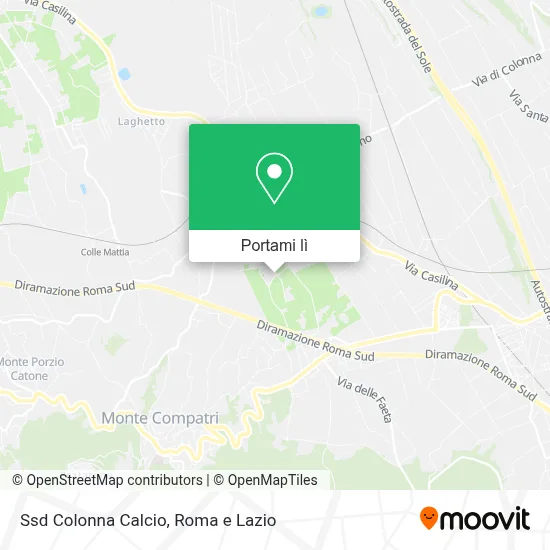 Mappa Ssd Colonna Calcio