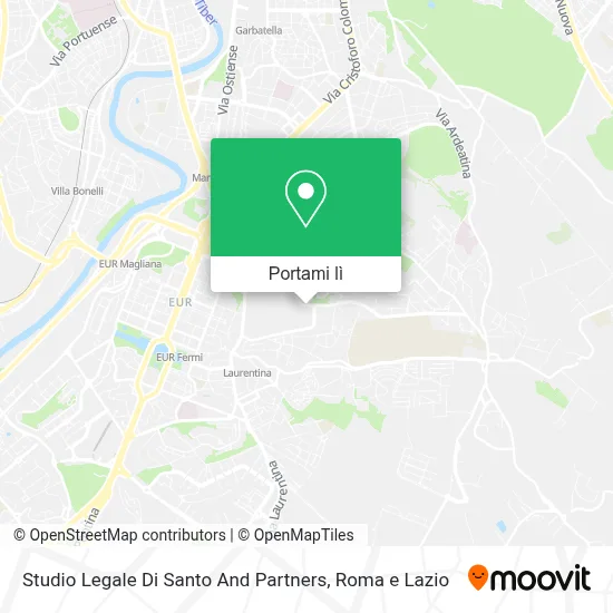 Mappa Studio Legale Di Santo And Partners