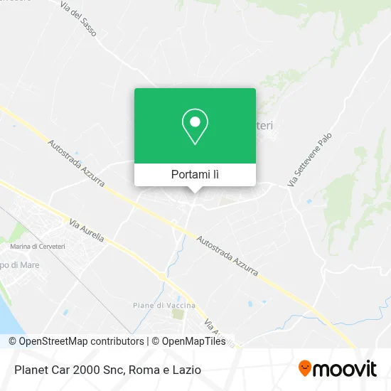 Mappa Planet Car 2000 Snc