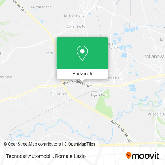 Mappa Tecnocar Automobili
